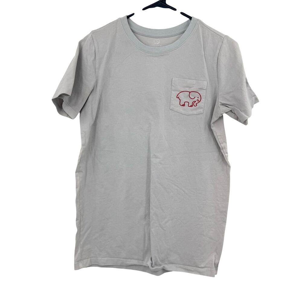 Ivory Ella Size Small Short Sleeve Graphic Tee Pocket T-Shirt Crab Print